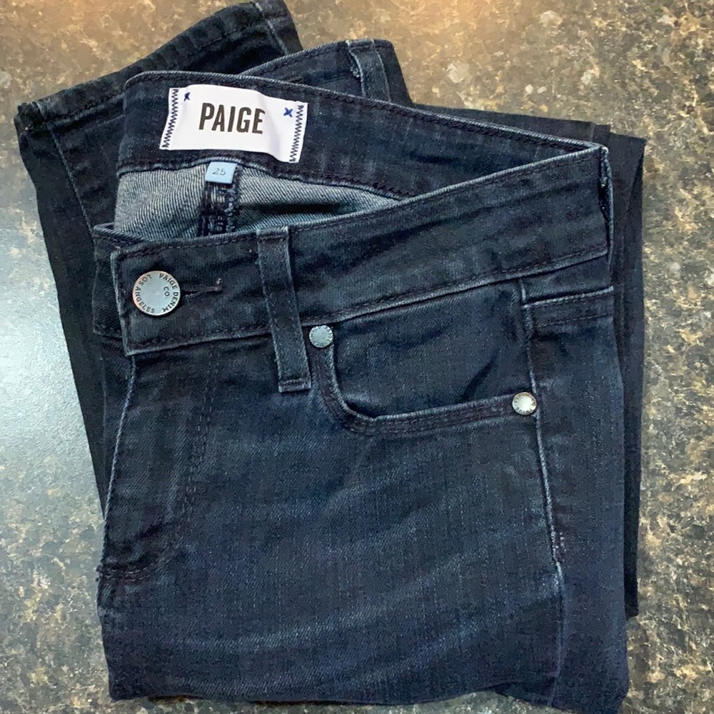 {PAIGE} dark wash jeans -Verdugo Ultra skinny